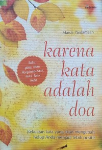 Image of KARENA KATA ADALAH DOA