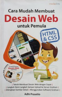 Image of CARA MUDAH MEMBUAT DESAIN WEB UNTUK PEMULA HTMS DAN CSS