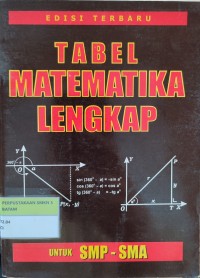 Image of TABEL MATEMATIKA LENGKAP